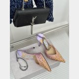 Jimmy Choo Saeda Pumps with Crystals