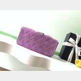 Best CC AS5631 25 Hobo Metallic Grained Calfskin Bag