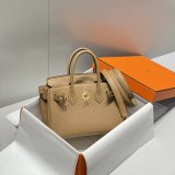 Luxury 20CM Hermes Mini Birkin With Strap Togo Leather
