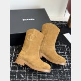2026 Interlocking CC Logo Moto Boots