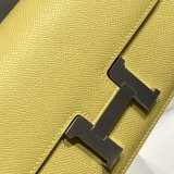 Fashion Hermes handmade Stiching Constance Elan Bag 24cm