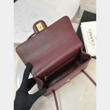 Top CC Small Flap Preppy Coco 1:1 Mirror Bag