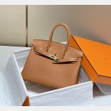 Hermes Birkin 35cm Togo leather Handbags Golden-Brown