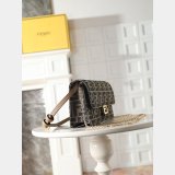 Top Fendi Wallet On Chain Baguette leather bag