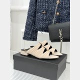 Top Quality YSL EMILIE mules in satin crepe Flat