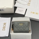 dior Jolie Glycine zip wallet S5034