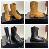 2026 Interlocking CC Logo Moto Boots