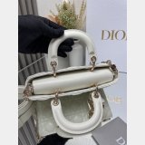 Small Lady D-Joy Bag 22CM LAMBSKIN