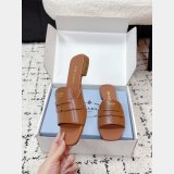 Prada Padded Nappa Leather Sandals