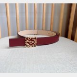 Top Loewe Reversible Anagram Belt 2.8CM