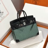 Luxury Hermes Birkin handmade Stiching Handbags Swift Leather 25CM