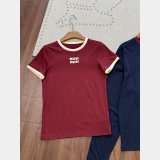 Top Miu Miu Cotton jersey T-shirt