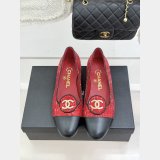 Chanel Sequins and Grosgrain Moccasins