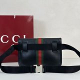 Gucci Web Trademark Small Belt Blackpacks 867032 Bag