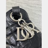 Christian Dior D-Motion Bucket 1025 & 1026 Silver/Gold Bag