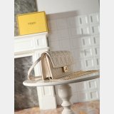 Top Fendi Wallet On Chain Baguette leather bag