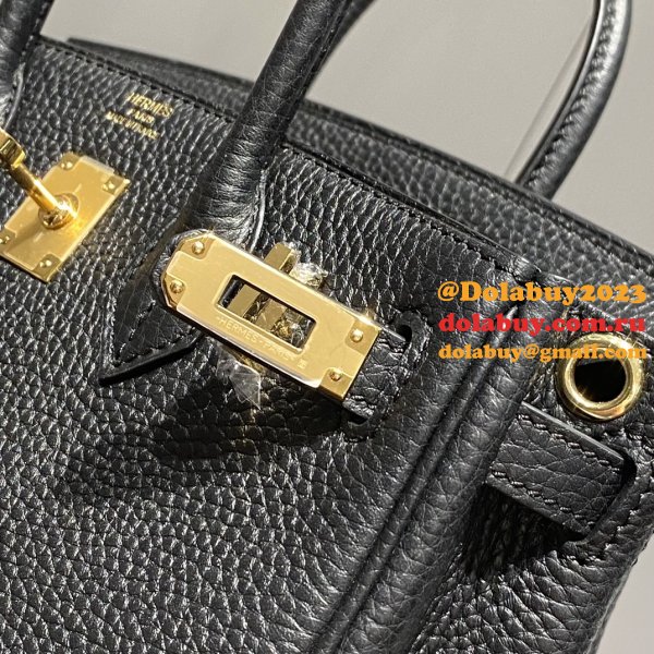 Top 20CM hermes Mini birkin togo With Strap