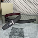 Tom Ford Smooth Calf Leather T-Buckle Belt 38MM