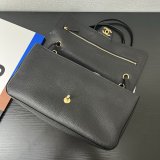 Top Quality Grained Calfskin Small Souplissimo Maxi Flap 6231 Bag
