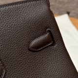 Hermes Birkin 35cm Togo leather Handbags  chocalate