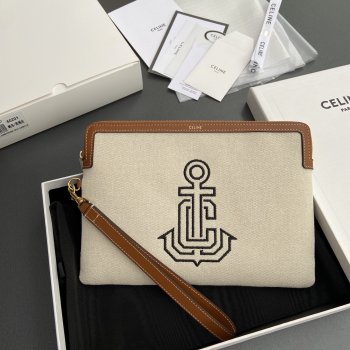 Celine TRIOMPHE Cancas Clutch