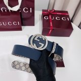 Reversible belt with Interlocking G buckle 4CM