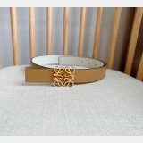 Best Loewe Reversible Anagram Belt 2.8CM