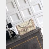 2026 CC Tweed FLAP BAG beige-pink