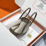 Top Quality Hermes human handmade stiching Garden Party Bag 23cm