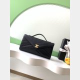 Designer AS6044 Chevron Flap Top Handle Bag