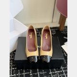 2026 CC NEW Calfskin Cap Toe Pumps