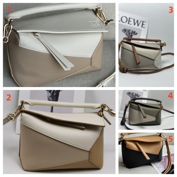 Top Quality Mini Puzzle Calf Leather Loewe Handbag 18cm