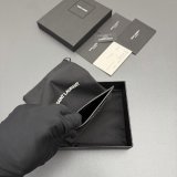 CASSANDRE MATELASSE card case in grain leather