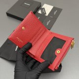 CASSANDRE MATELASSE bi-fold wallet in grain leather