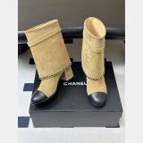 2026 CC Womens Sheepskin Short Knight Boots