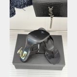 Saint Lauren OPYUM mules in satin crepe