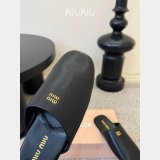 Perfect Miu Miu Leather mules