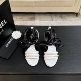 CC 26 Lambskin And Silk high heel Sandals