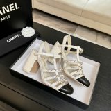 CC 26 Shiny Lambskin Slingbacks