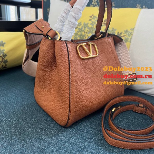 Valentino Garavani Alltime Small Grained Calfskin Handbag