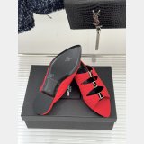 Top Quality YSL EMILIE mules in satin crepe Flat