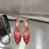 ALAIA LE CŒUR slingback pumps