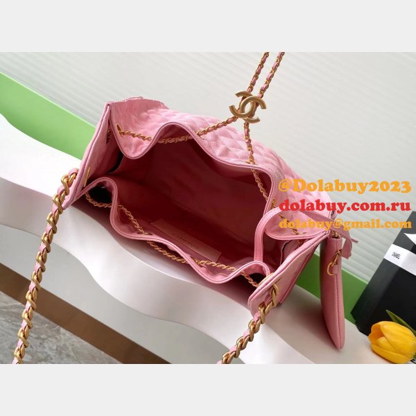 25C CC Hobo Medium Grained Calfskin Handbag AS5311