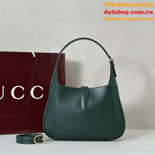 Gucci Jackie 1961 Medium 1:1 Mirror 820415 Green Bag