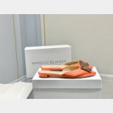 Replicas Manolo Blahnik Hangisi Flat Mules