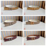 Best Loewe Reversible Anagram Belt 2.8CM