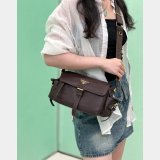 Prada Explore medium nappa leather shoulder bag with flap
