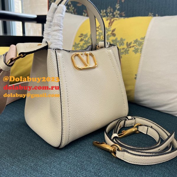 Valentino Garavani Alltime Small Grained Calfskin Handbag