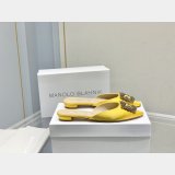 Replicas Manolo Blahnik Hangisi Flat Mules