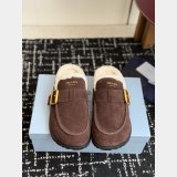 2026 prada Suede mules
